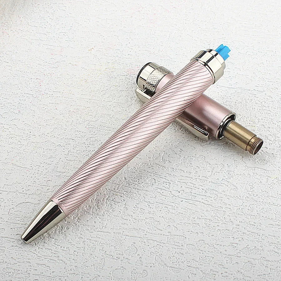 Luxury Rose pink  Metal Ballpoint Pens School Business Office Signature Roller Pen Writing Student Stationery Supplies