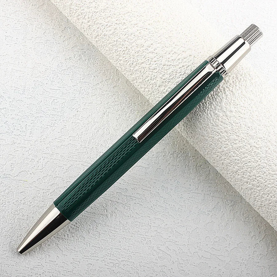 Luxury Metal Pen Replaceable Refill High-end Metal Business Signature Pen Office Writing Ballpoint Pen Writing Stationery Gift
