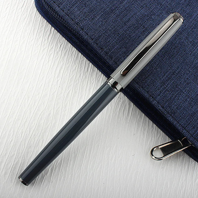 Luxury Metal 5016 Fountain Pen 0.38MM NIB Business Office School Supplies Writing Ink Pens