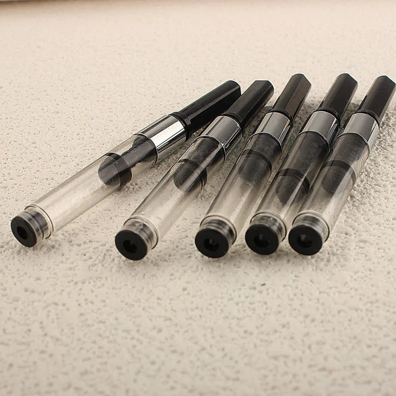 High quality 10pcs FOUNTAIN PEN INK CONVERTER PUMP CARTRIDGES Pen refill accessories Tool Pen